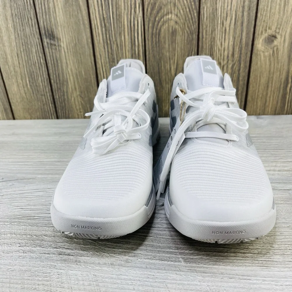 Adidas Crazyflight Volleyball Shoes White Silver Grey IG3970 Womens Size: 8.5 - Picture 7 of 16